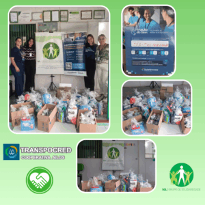 Gostaríamos de expressar nossos sinceros agradecimentos à Transpocred pelas generosas doações das cestas com produtos de higiene pessoal. Estamos muito felizes em contar com o apoio de uma empresa tão comprometida com a causa. A parceria de vocês fará toda a diferença e ajudará às famílias assistidas pela Sol. Agradecemos imensamente e esperamos continuar essa colaboração por muito tempo. Atenciosamente, Sol - Grupo de Solidariedade